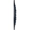 Ekena Millwork Warsaw Ceiling Medallion (Fits Canopies up to 3 1/2"), 18"OD x 3 1/2"ID x 1 3/8"P, Midnight Dream CM18WAMDF - alternate 3